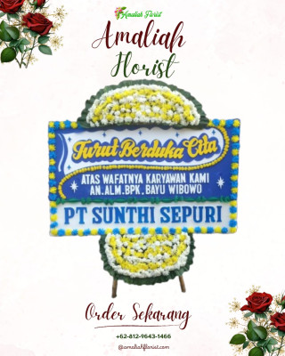 Papan Bunga Duka di Banjarmasin Tengah