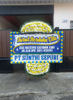 Papan Bunga Duka di Banjarmasin Tengah