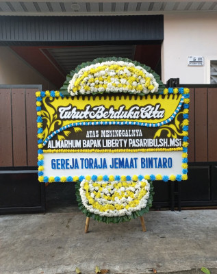 Papan Bunga Duka di Banjarmasin Tengah